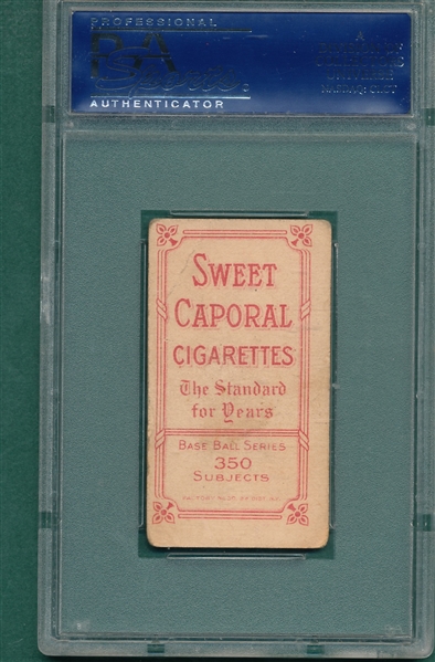 1909-1911 T206 Willett Sweet Caporal Cigarettes PSA 2