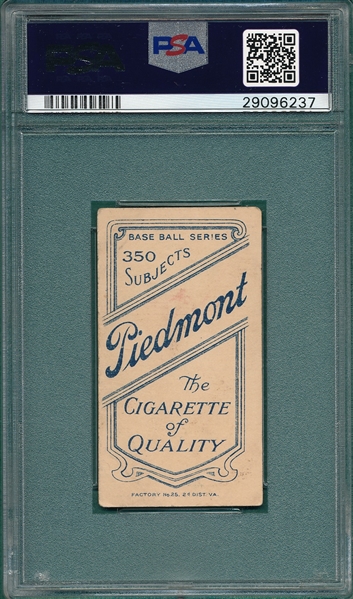 1909-1911 T206 Milan Piedmont Cigarettes PSA 3