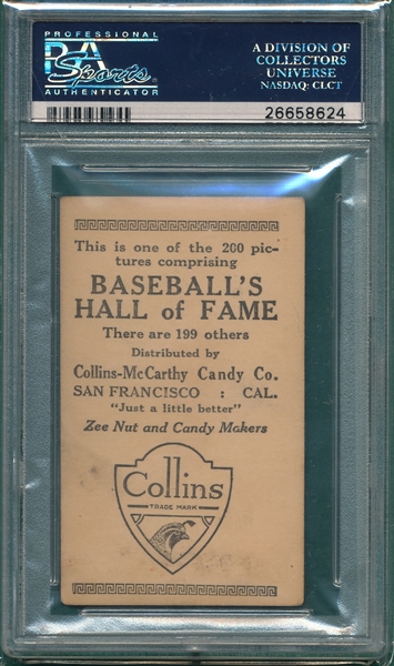 1917 E135 #126 A. E. Neale, Collins-McCarthy PSA 3