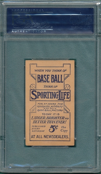 1911 M116 Purtell Sporting Life, PSA 5