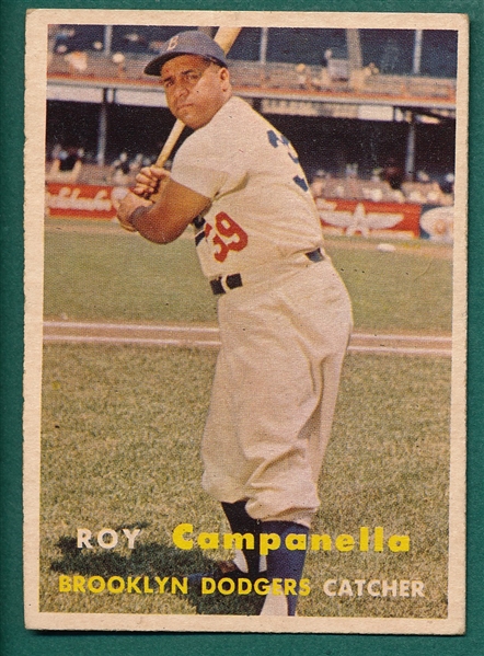 1957 Topps #210 Roy Campanella 