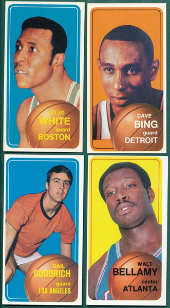 1970 Topps Basketball Lot of (150) W/ #72 Unseld