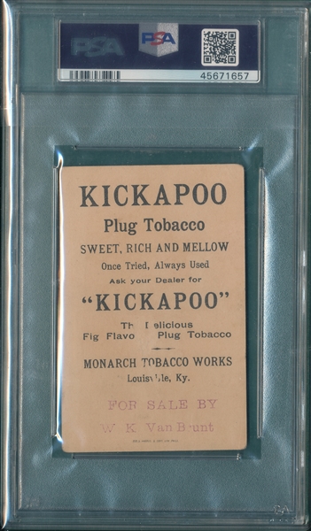 N570 Geronimo American Indians Kickapoo Tobacco PSA 2