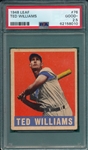 1948 Leaf #76 Ted Williams PSA 2.5 *Presents Better*