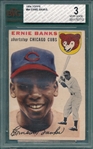1954 Topps #94 Ernie Banks BVG 3 *Rookie*