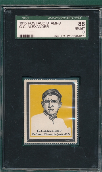 1915 Postco Stamps G. C. Alexander SGC 88