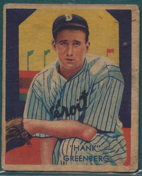 1934-36 Diamond Stars #54 Hank Greenberg