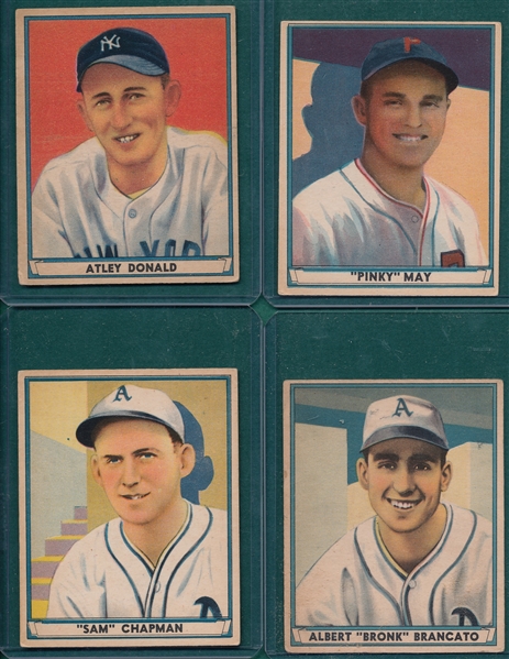 1941 Play Ball Lot of (25) W/ #1 Miller