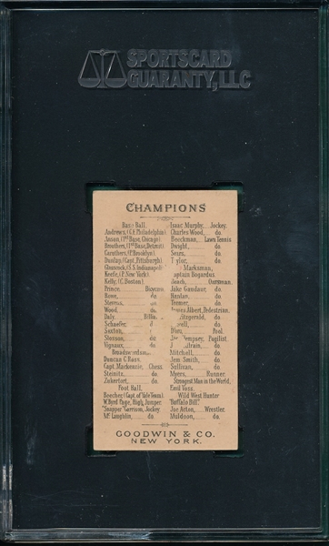 1888 N162 Page Goodwin Champions SGC 20