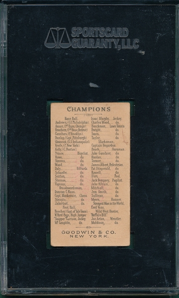 1888 N162 Wood Goodwin Champions SGC 50