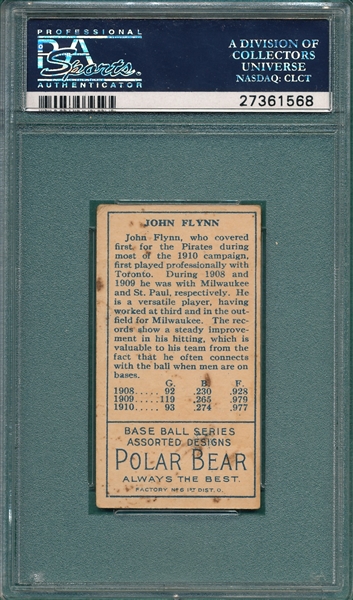 1911 T205 Flynn Polar Bear PSA 2.5