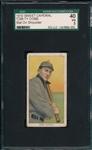 1909-1911 T206 Ty Cobb, Bat On, Sweet Caporal Cigarettes SGC 40
