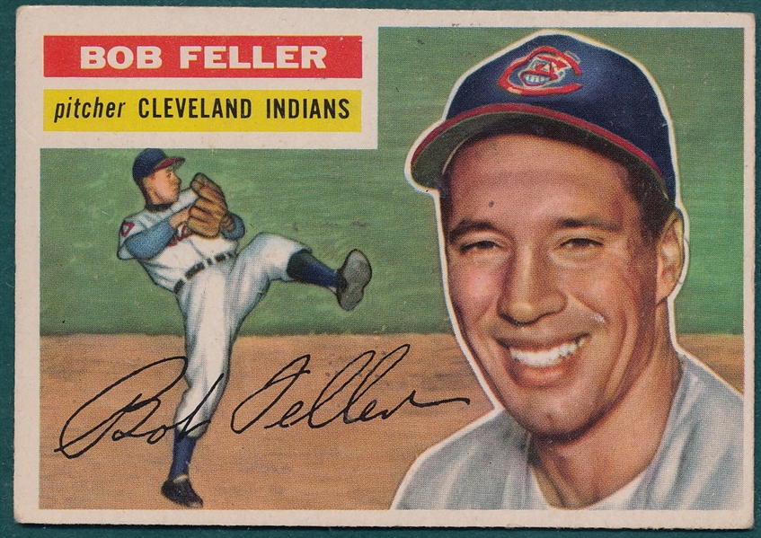 1956 Topps #200 Bob Feller 