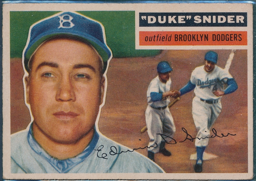 1956 Topps #150 Duke Snider & 1959 Topps #435 Frank Robinson, Lot of (2)