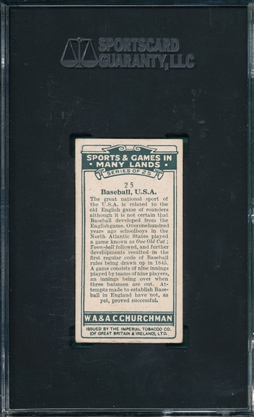 1929 Churchman's #25 Babe Ruth SGC 4