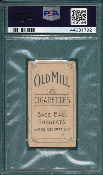 1909-1911 T206 Flanagan Old Mill Cigarettes PSA 1.5