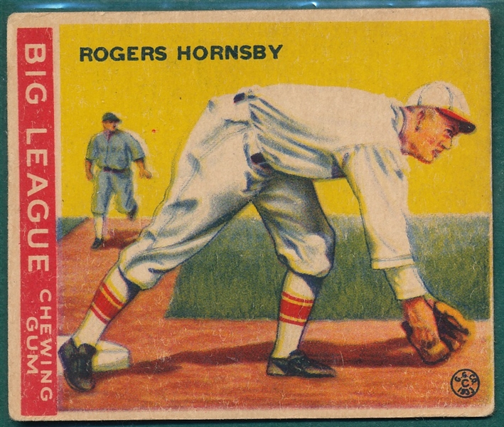 1933 Goudey #119 Rogers Hornsby 