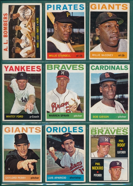 1964 Topps Baseball Complete Set (587) 