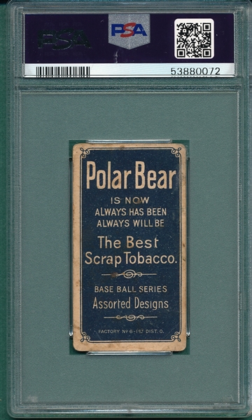 1909-1911 T206 Freeman, Polar Bear, PSA 1.5