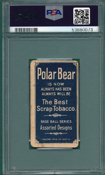 1909-1911 T206 Grahman, Boston, Polar Bear, PSA 1.5