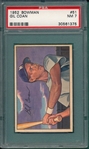 1952 Bowman #51 Gil Coan PSA 7