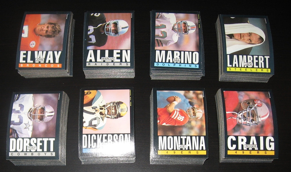 1985 Topps Football Complete Sets (396)
