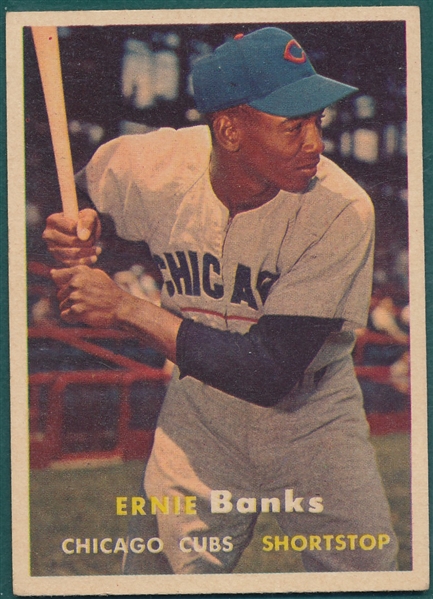 1957 Topps #55 Ernie Banks