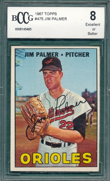 1967 Topps #475 Jim Palmer