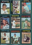 1971 Topps Lot of (30) W/ #600 Mays