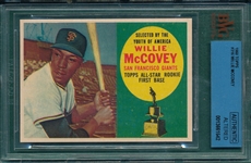 1960 Topps #316 Willie McCovey BVG Authentic *Rookie*