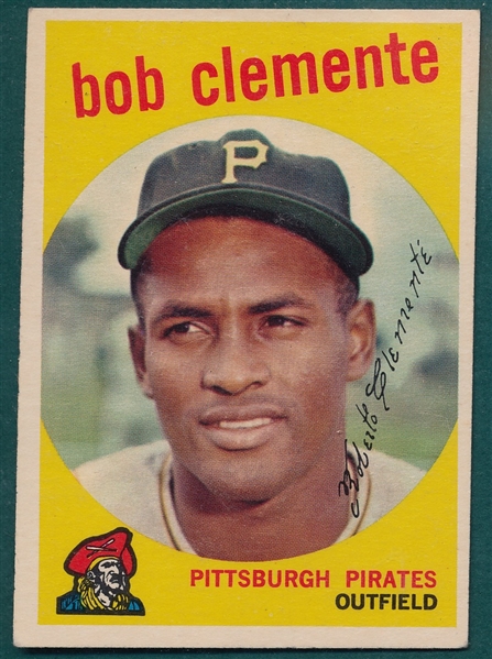1959 Topps #476 Bob Clemente