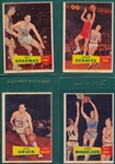 1957 Topps Basketball Partial Set (56/80) W/ #5 Sharman