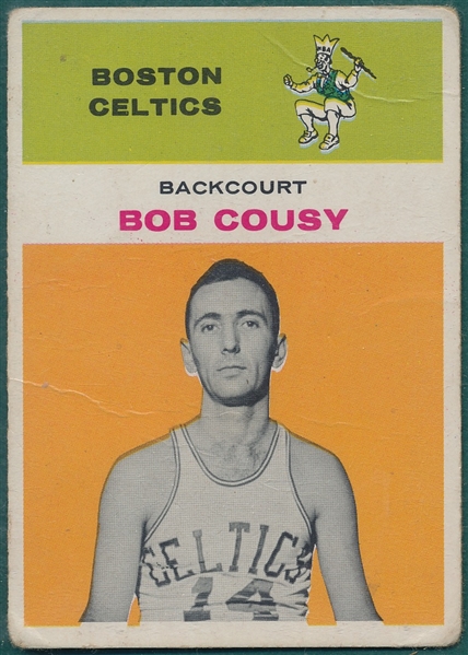 1961 Fleer Basketball #10 Bob Cousy 