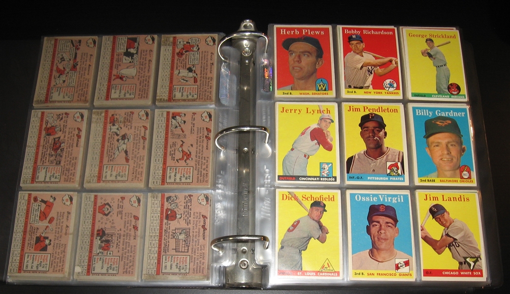 1958 Topps Baseball Partial Set (462/495) 