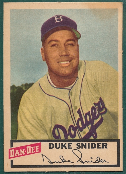 1954 Dan-Dee Duke Snider