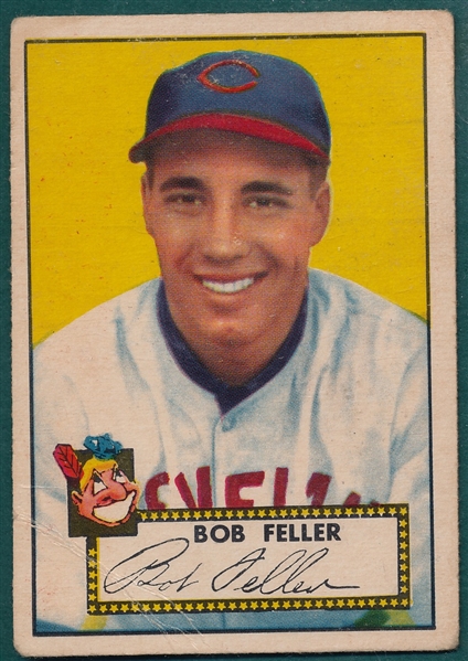 1952 Topps #88 Bob Feller *Red*