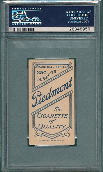 1909-1911 T206 McGinley Piedmont Cigarettes PSA 4.5