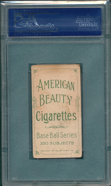 1909-1911 T206 Phelan American Beauty Cigarettes PSA 3