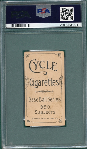 1909-1911 T206 Freeman Cycle Cigarettes PSA 3