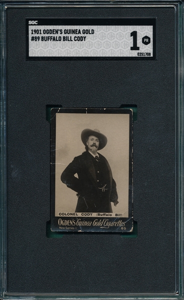 1901 Ogden's Guinea Gold #89 Buffalo Bill Cody SGC 1