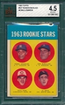 1963 Topps #537 Pete Rose BVG 4.5 *Rookie*