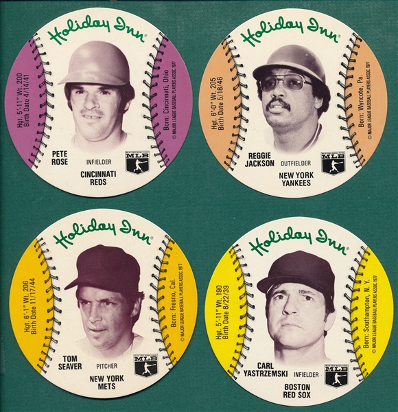1977 Holiday Inn Discs Lot of (15) W/ Brett PSA 7