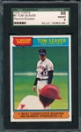 1976 Topps #5 Tom Seaver, Record Breaker, SGC 88