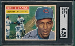 1956 Topps #15 Ernie Banks SGC 4.5 *Gray*