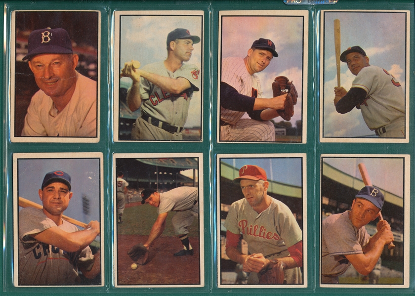 1953-55 Bowman Lot of (49) W/ Wynn & Mathews