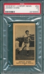 1916 M101-4 #54 Johnny Evers, Green-Joyce PSA 3 *Only One Graded*