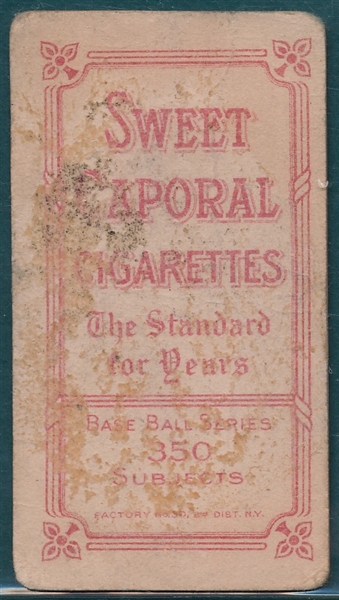 1909-1911 T206 Titus Sweet Caporal Cigarettes