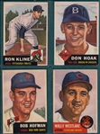 1953 Topps Lot of (16) W/ #20 Hank Thompson