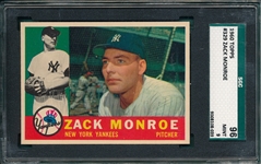 1960 Topps #329 Zack Monroe SGC 96 *Mint*