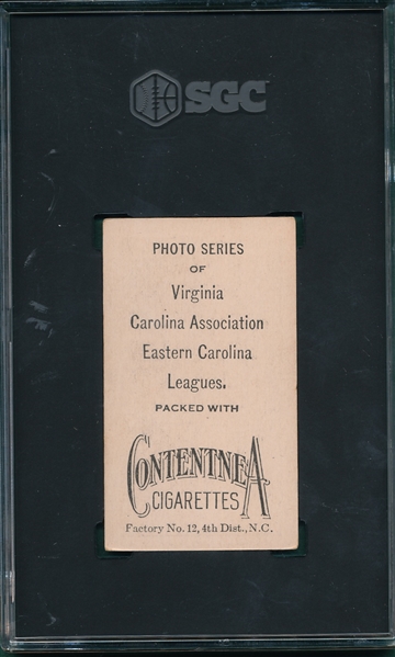 1910 T209 McKeavitt Contentnea Cigarettes SGC 4.5 *Photo Series* *Highest Graded*